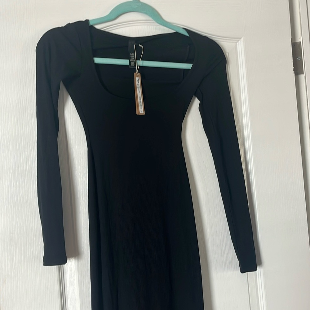 SKIMS soft lounge petite long sleeve dress
